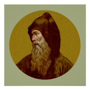 Heilige Cyril de Monnik (M 002) 20"x20" Poster 1 Perfect Poster