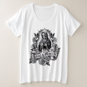 Heilige Dood Grote Maat T-shirt