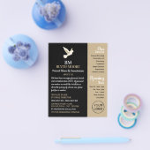 Heilige Dove, Funeral Home, Directors Flyer (Enkel)