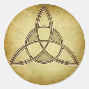 Heilige driedaags Symboolontwerp Ronde Sticker