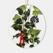 heilige en ive kerstmis keramisch ornament (Links)