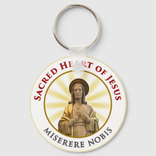 Heilige en Onbevlekte Harten van Jezus en Maria Sleutelhanger