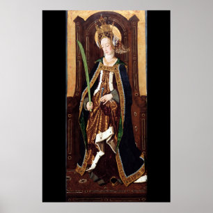 HEILIGE ENGRATIA  Santa Engracia De Zaragoza Poster