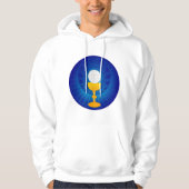 Heilige Eucharistie Mannen Hoodie (Voorkant)