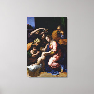Heilige Familie, 1518 Canvas Afdruk