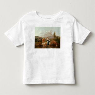 Heilige familie in een beek kinder shirts