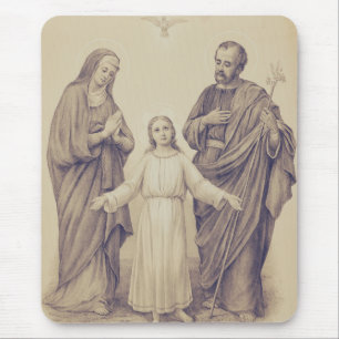 Heilige Familie Jezus, de Maagd Maria en Sint-Joze Muismat