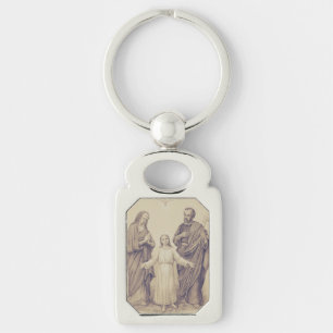Heilige Familie Jezus, de Maagd Maria en Sint-Joze Sleutelhanger