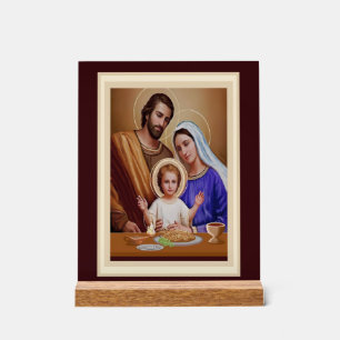 Heilige Familie Katholieke kunst Acryl Bord