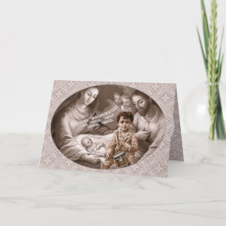 Heilige familie Kleine drummer jongen CC0788 Kerst Feestdagen Kaart