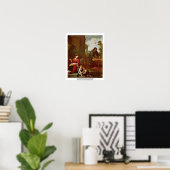 Heilige Familie met de Baby St. John Poster (Thuiskantoor)