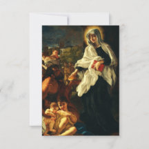 Heilige Franciscus van Rome Gebedenkaart