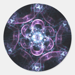 Heilige G-energiebellen Ronde Sticker