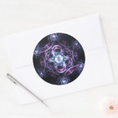 Heilige G-energiebellen Ronde Sticker (Envelop)