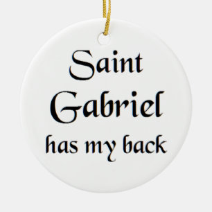heilige Gabriël Keramisch Ornament
