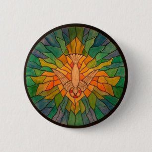 Heilige Geest 01 z-1 HS Ronde Button 5,7 Cm
