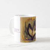 Heilige Geest Dove, "...Comforter..." 14:16,... Koffiemok (Voorkant links)
