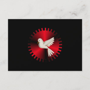 Heilige Geest Dove RSVP Kaartje