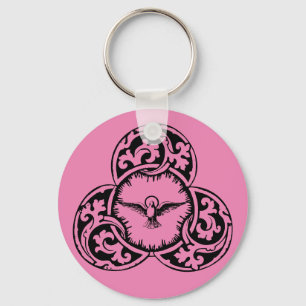 Heilige Geest Duif Christelijk symbool Sleutelhanger