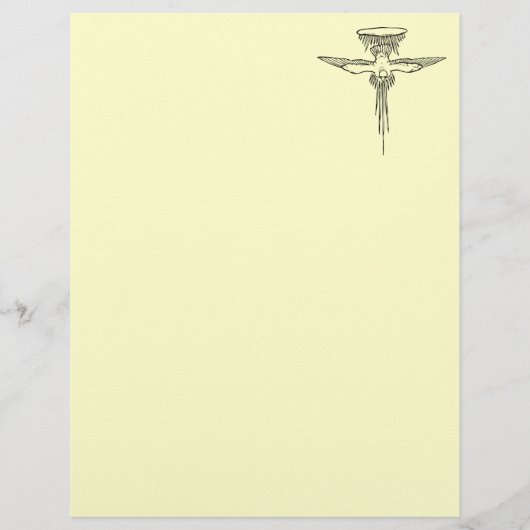 Heilige Geest Geheugen gerecycleerd briefhoofd 1 (Voorkant)