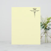 Heilige Geest Geheugen gerecycleerd briefhoofd 1 (Staand voorkant)