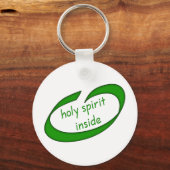 Heilige Geest Inside Christelijk Sleutelhanger (Voorkant)