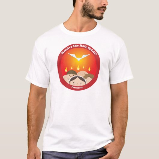 Heilige Geest Pentecost T-shirt (Voorkant)