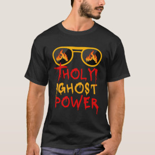 Heilige Geest Power Vlammen Zonnebril Spirit-Fille T-shirt