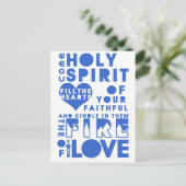 Heilige Geest Prayer Briefkaart (Staand voorkant)