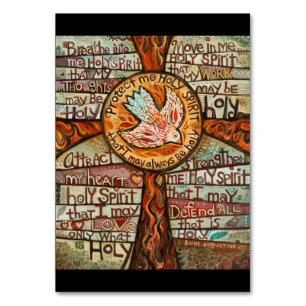 Heilige Geest Prayer Card Kaart
