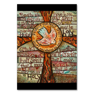 Heilige Geest Prayer Card Kaart