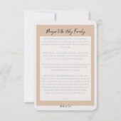 Heilige Geest Prayer Kaart (Achterkant)