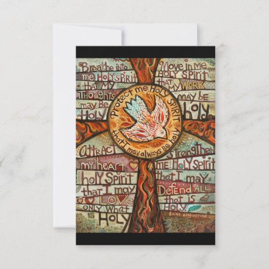 Heilige Geest Prayer Kaart (Voorkant)