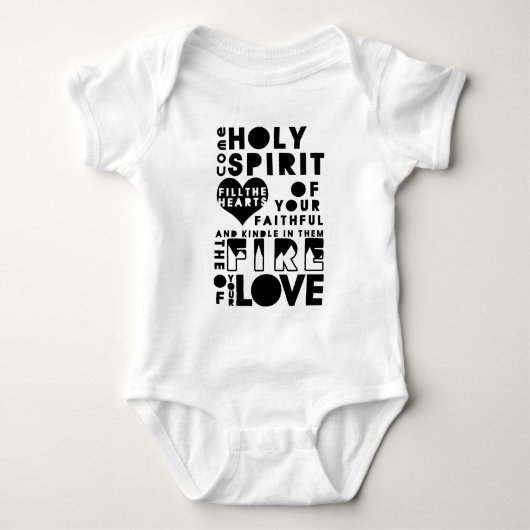 Heilige Geest Prayer Romper (Voorkant)