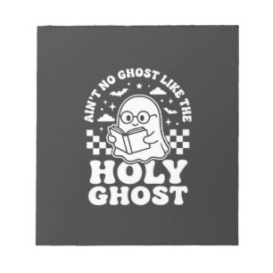 Heilige Geest Retro Halloween Geest Design_1 Notitieblok