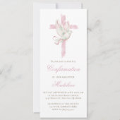 Heilige Geest roze kruis Bevestiging Kaart (Voorkant)