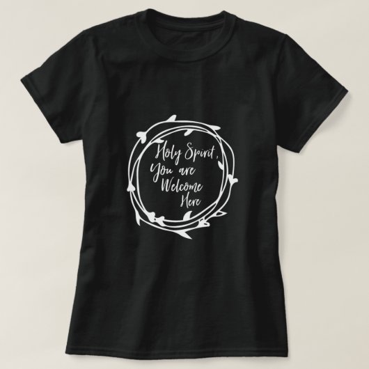 Heilige Geest U bent hier welkom Faith Acts 18 Chr T-shirt (Design voorkant)