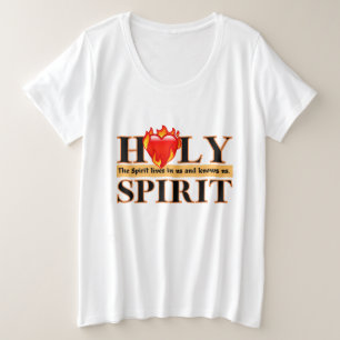 Heilige Geest van God Vrouwen Plus-Size T-Shirt
