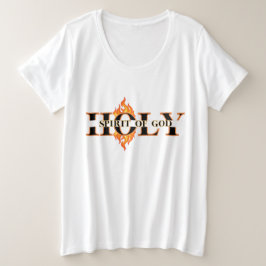 Heilige Geest van God Vrouwen Plus-Size T-Shirt