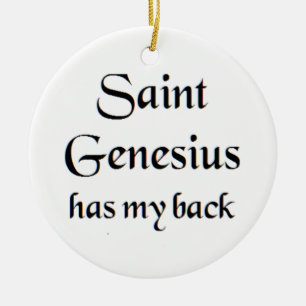 heilige Genesius Keramisch Ornament
