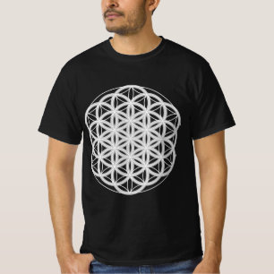 heilige geometrie bloem van het leven t-shirt