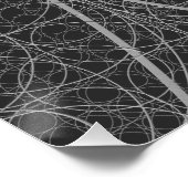 Heilige Geometrie Cirkels Bloem van het Leven Perfect Poster (Hoek)