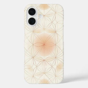 Heilige Geometrie gloed iPhone 16 Hoesje