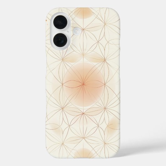 Heilige Geometrie gloed Case-Mate iPhone Case (Achterkant)