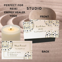 Heilige Geometrie Goud & Zwarte Yoga Reiki Genezer