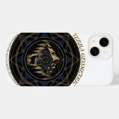 Heilige Geometrie Natuurfusie • Bergen & Bos Case-Mate iPhone Case (Achterkant (horizontaal))