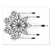 Heilige Geometrie Rubber Stamp Rubberstempel (Afrduk)