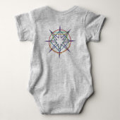 Heilige Geometrie Sigil Romper (Achterkant)