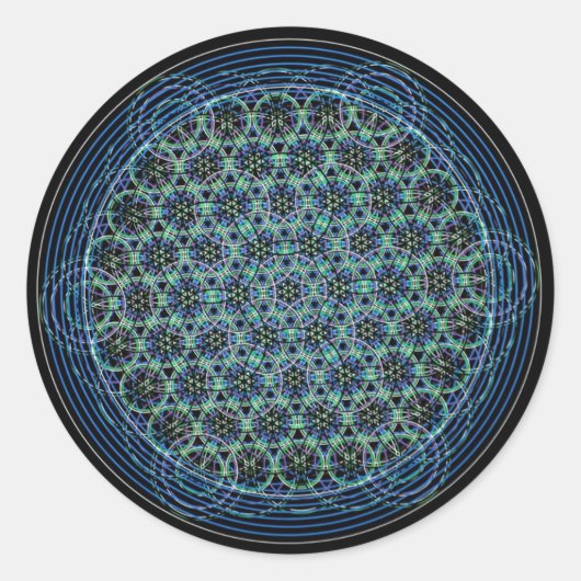 Heilige geometrie sticker (Voorkant)