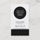 heilige geometrie visitekaartje (Voorkant)